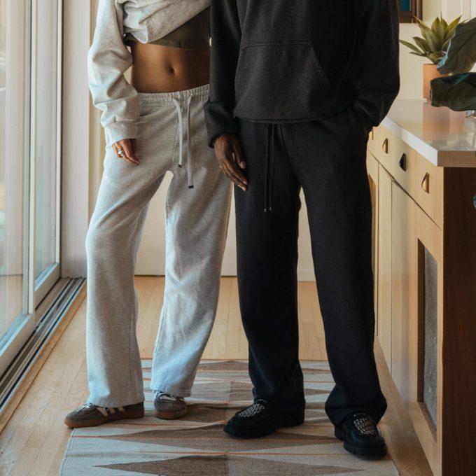 MENS HEATHER STRAIGHT LEG SWEATPANTS - Image 14