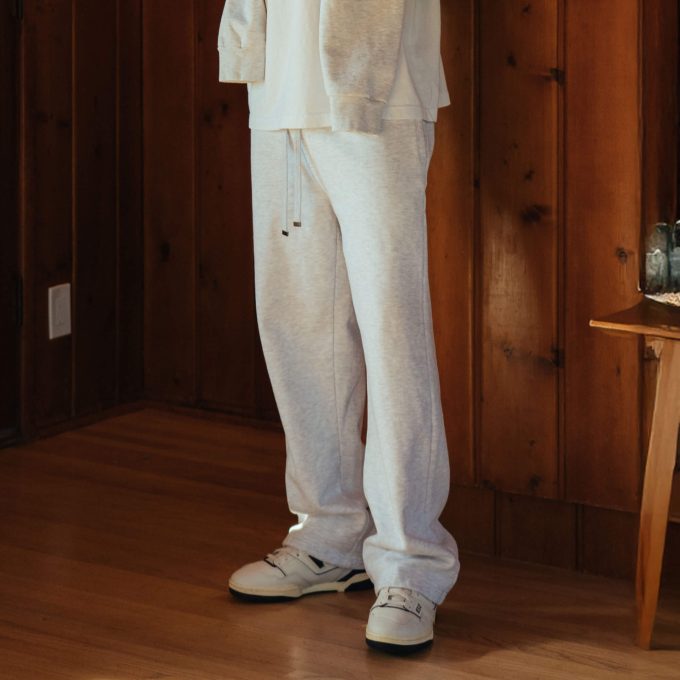 MENS HEATHER STRAIGHT LEG SWEATPANTS - Image 6