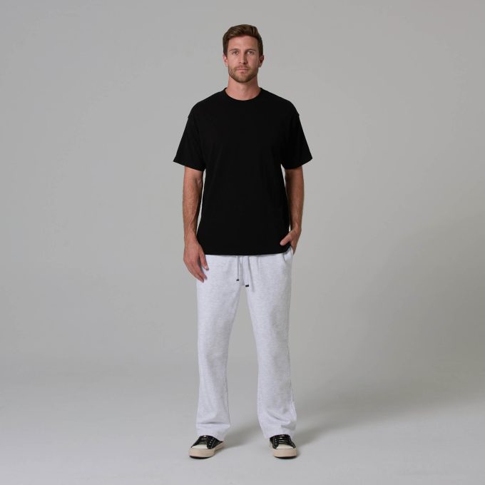 MENS HEATHER STRAIGHT LEG SWEATPANTS - Image 5