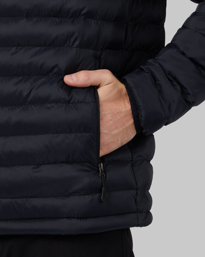 MEN'S LIGHTWEIGHT POLY-FILL PACKABLE HOODED JACKET - Image 3