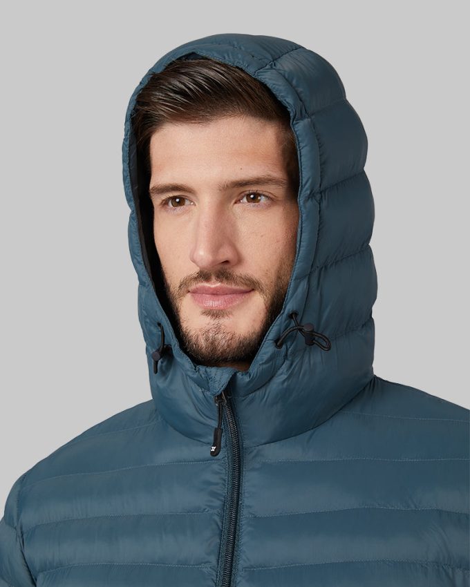 MEN'S LIGHTWEIGHT POLY-FILL PACKABLE HOODED JACKET - Image 10