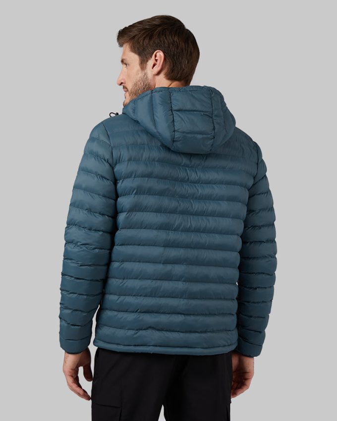 MEN'S LIGHTWEIGHT POLY-FILL PACKABLE HOODED JACKET - Image 11