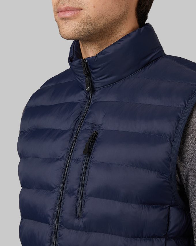 MEN'S LIGHTWEIGHT POLY-FILL PACKABLE VEST - Image 2