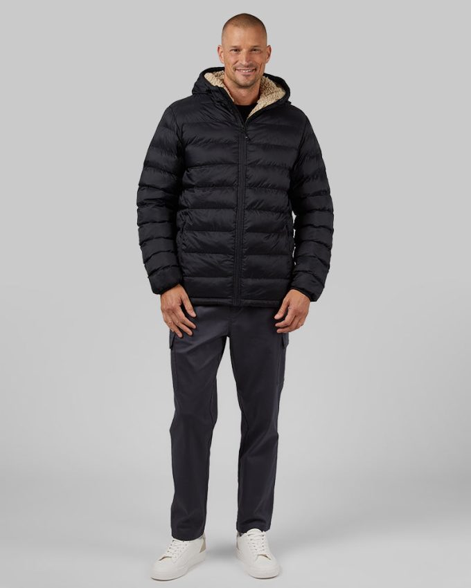 MEN'S HOODED SHERPA-LINED JACKET - Image 18