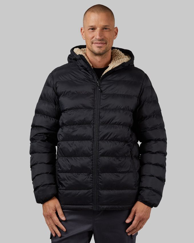 MEN'S HOODED SHERPA-LINED JACKET - Image 13