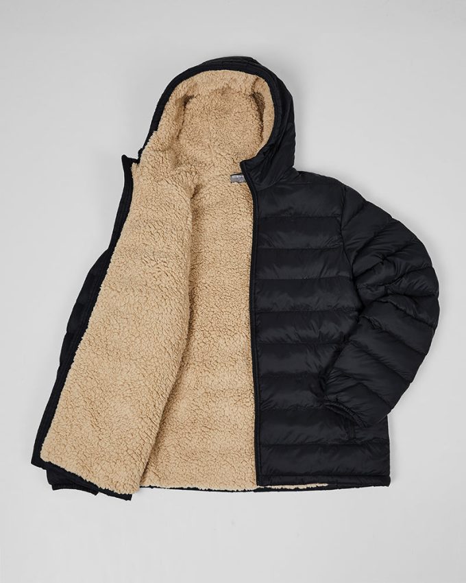 MEN'S HOODED SHERPA-LINED JACKET - Image 14