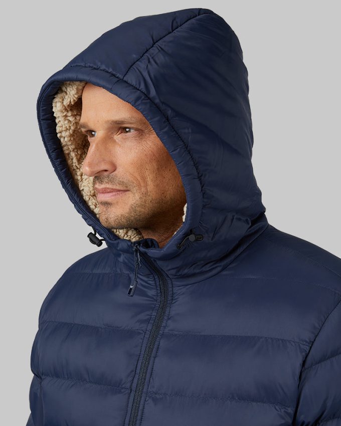 MEN'S HOODED SHERPA-LINED JACKET - Image 4
