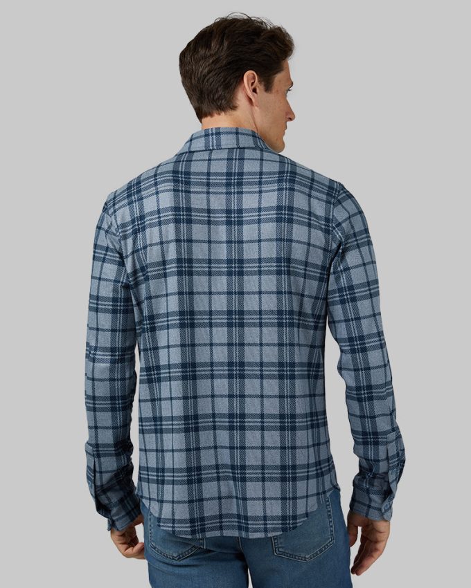 MEN'S SOFT STRETCH KNIT LONG SLEEVE BUTTON-UP - Image 7