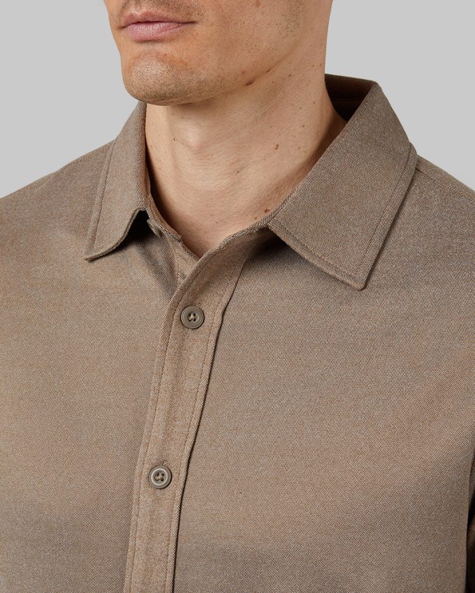 MEN'S SOFT STRETCH KNIT LONG SLEEVE BUTTON-UP - Image 10