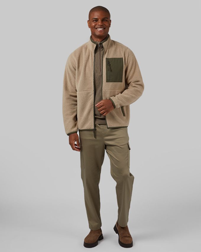 MEN'S OUTDOOR SHERPA FULL ZIP JACKET - Image 6