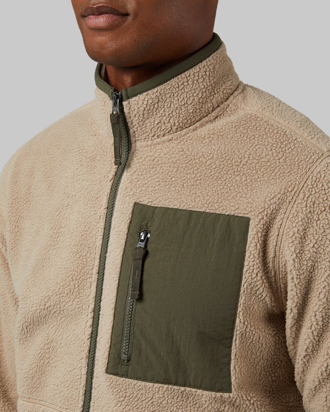 MEN'S OUTDOOR SHERPA FULL ZIP JACKET - Image 2