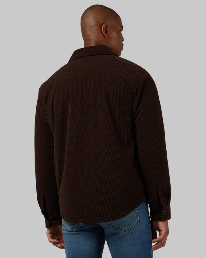 MEN'S CORDUROY SHERPA-LINED SHIRT JACKET - Image 5