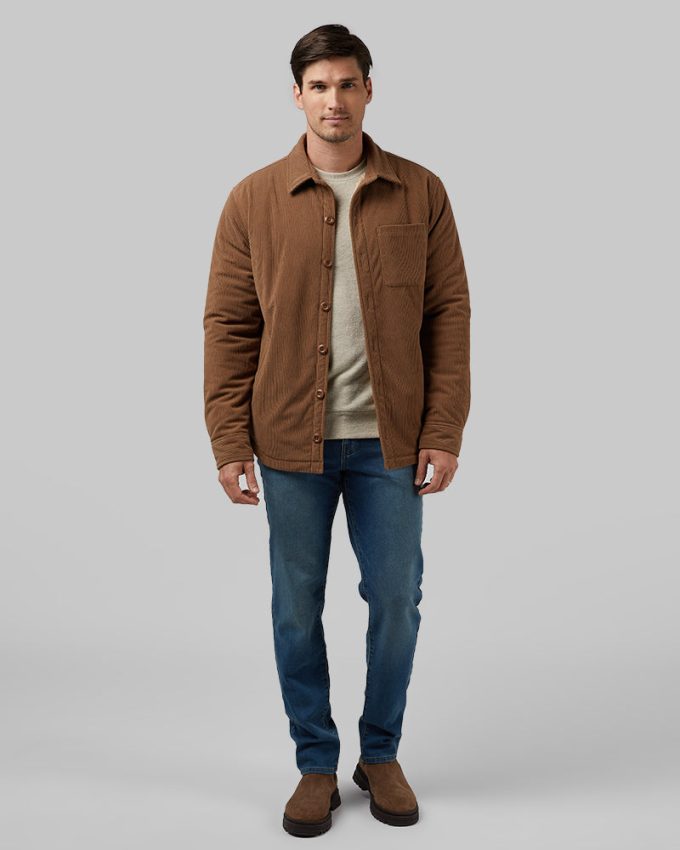 MEN'S CORDUROY SHERPA-LINED SHIRT JACKET - Image 12