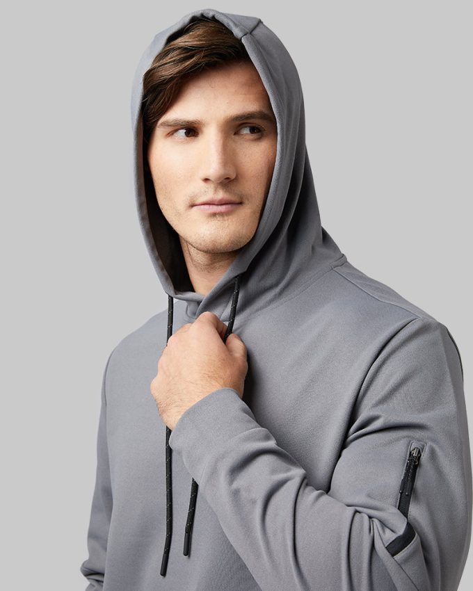 MEN'S SOFT STRETCH TERRY PULLOVER HOODIE - Image 3