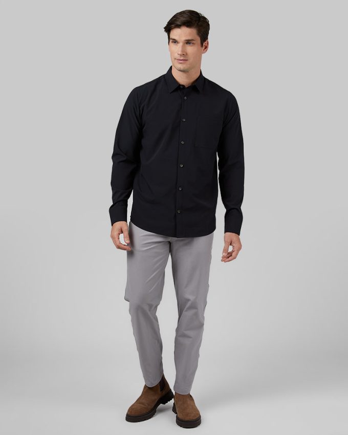 MEN'S CASUAL LONG SLEEVE DRESS SHIRT - Image 16