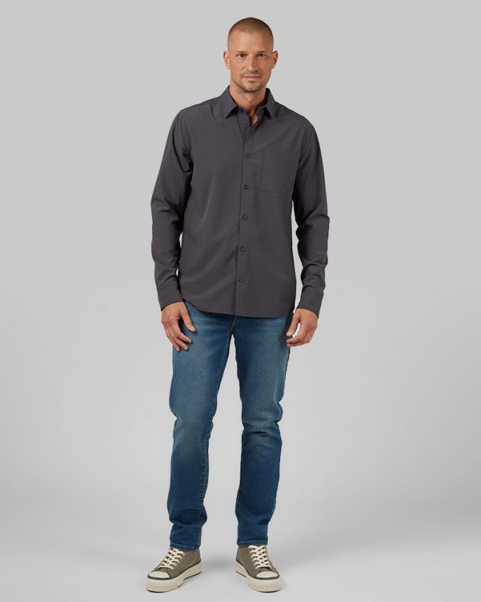 MEN'S CASUAL LONG SLEEVE DRESS SHIRT - Image 4