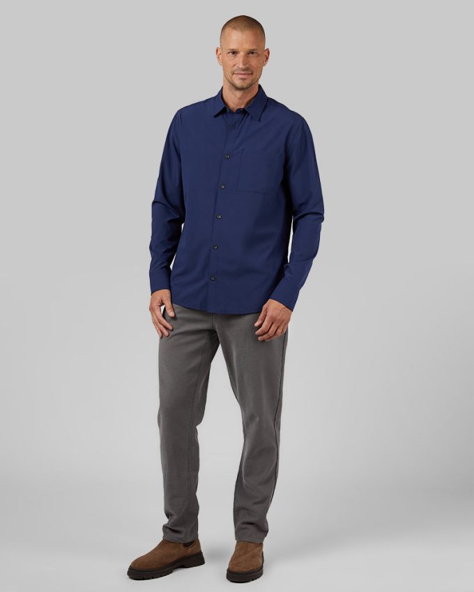 MEN'S CASUAL LONG SLEEVE DRESS SHIRT - Image 8