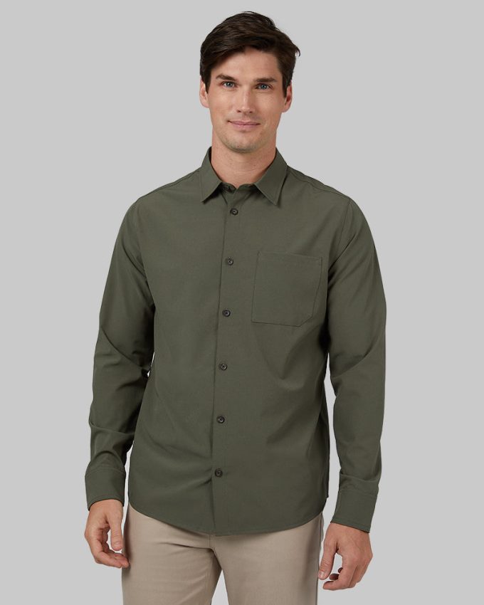 MEN'S CASUAL LONG SLEEVE DRESS SHIRT - Image 9