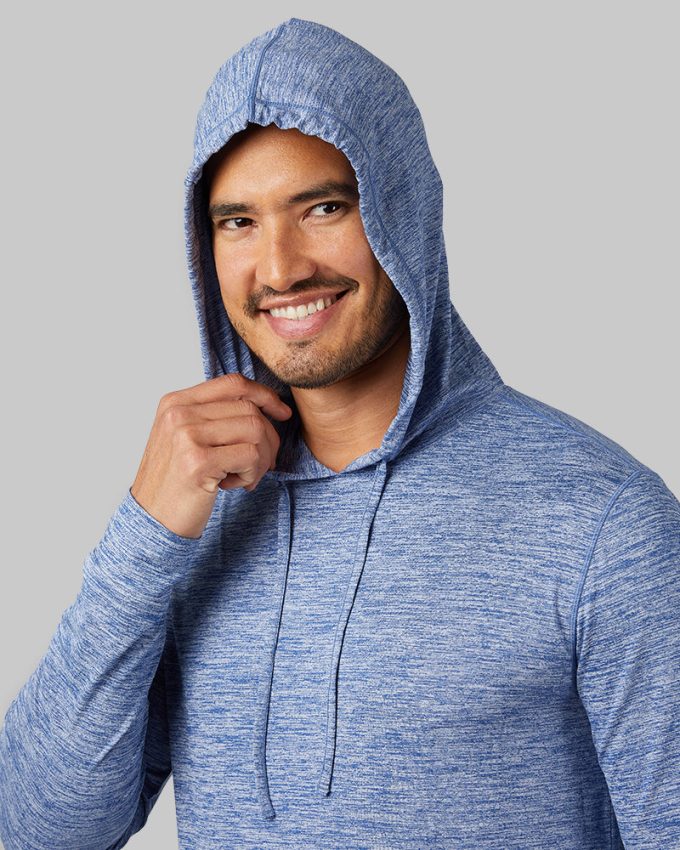 MEN'S COOL LONG SLEEVE HOODED T-SHIRT - Image 46