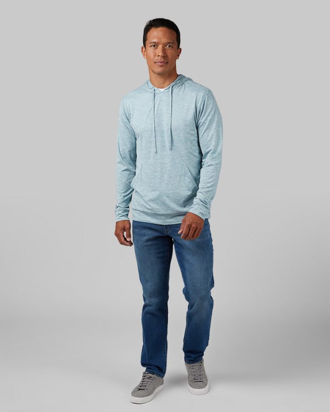 MEN'S COOL LONG SLEEVE HOODED T-SHIRT - Image 36