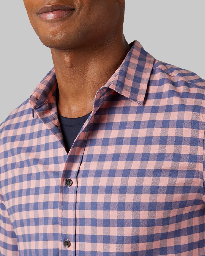 MEN'S SOFT PLAID LONG SLEEVE BUTTON-UP - Image 6