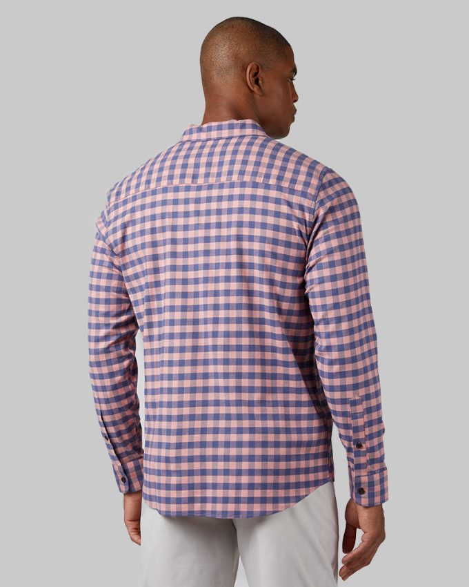 MEN'S SOFT PLAID LONG SLEEVE BUTTON-UP - Image 7