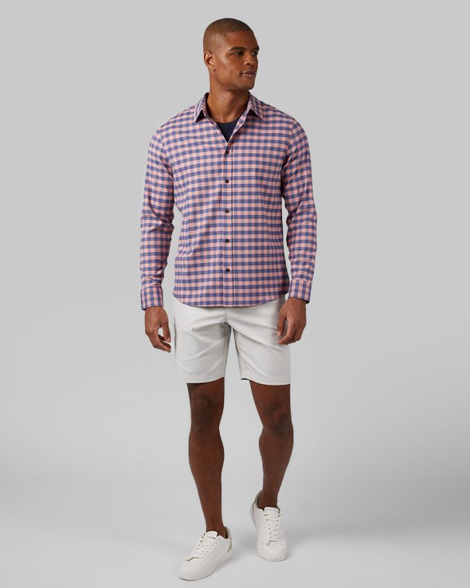 MEN'S SOFT PLAID LONG SLEEVE BUTTON-UP - Image 8