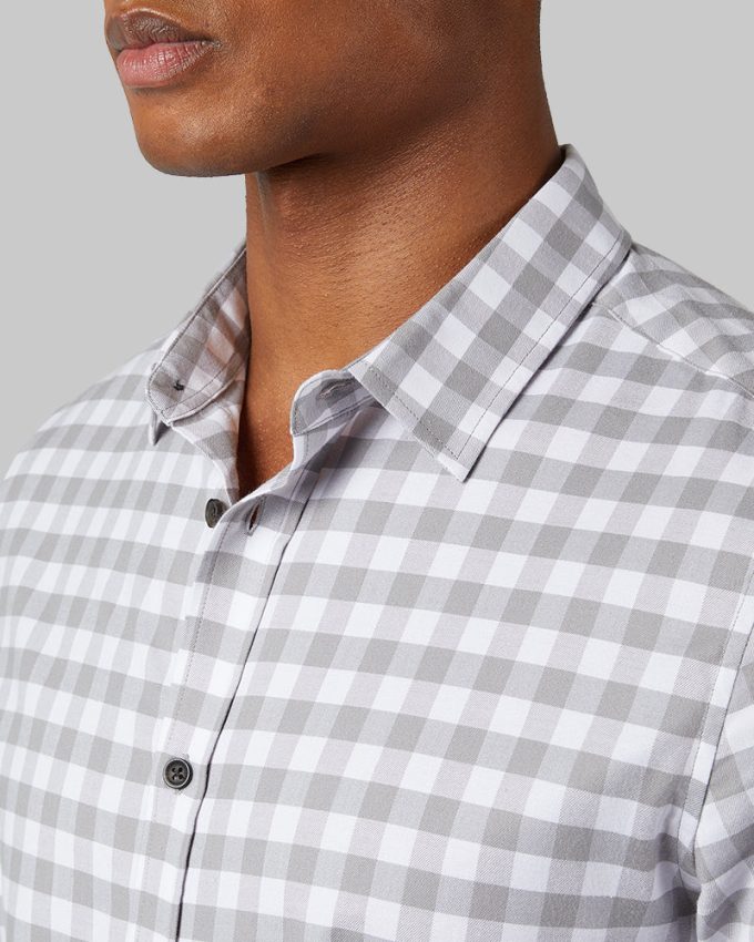 MEN'S SOFT PLAID LONG SLEEVE BUTTON-UP - Image 10