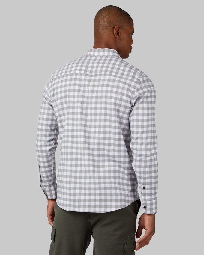 MEN'S SOFT PLAID LONG SLEEVE BUTTON-UP - Image 11