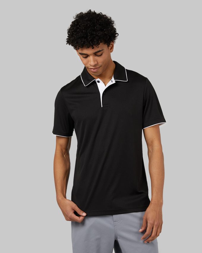 MEN'S STRETCH FLOW TIPPED POLO