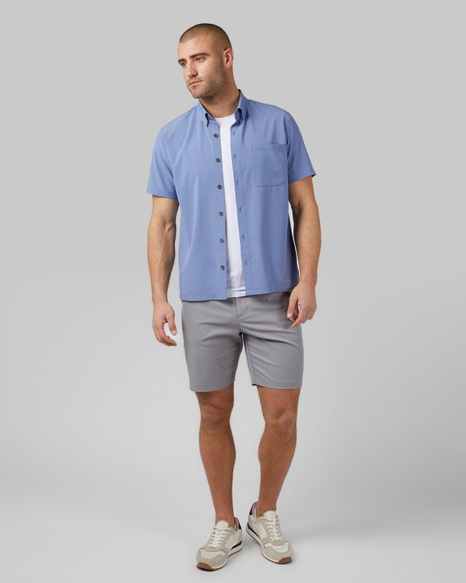 MEN'S CASUAL SHORT SLEEVE DRESS SHIRT - Image 4