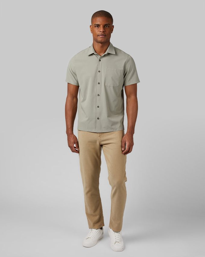 MEN'S CASUAL SHORT SLEEVE DRESS SHIRT - Image 8