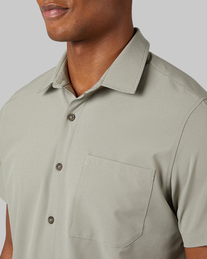 MEN'S CASUAL SHORT SLEEVE DRESS SHIRT - Image 6