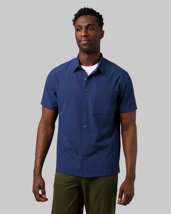 MEN'S CASUAL SHORT SLEEVE DRESS SHIRT - Image 13