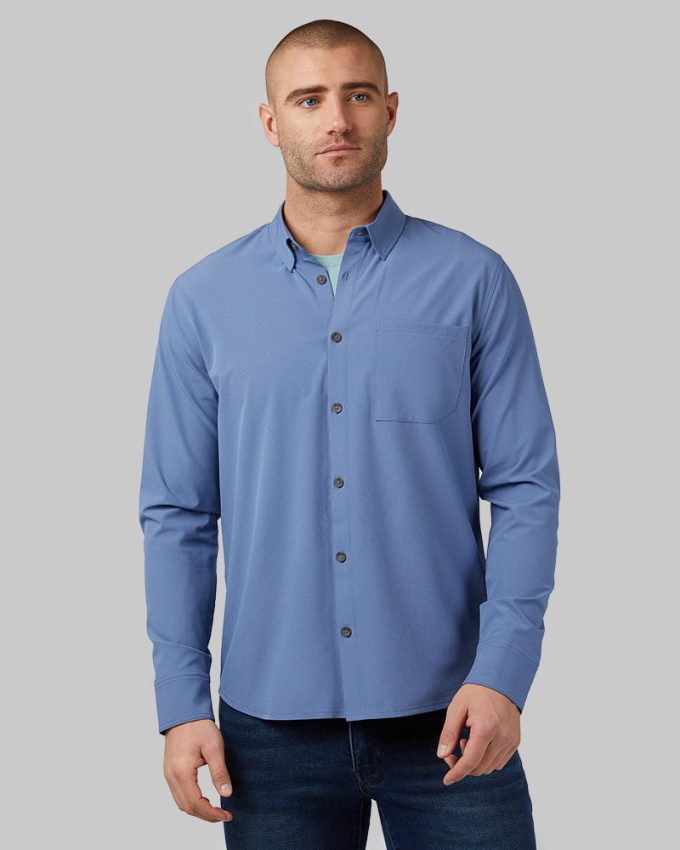 MEN'S CASUAL LONG SLEEVE DRESS SHIRT - Image 21