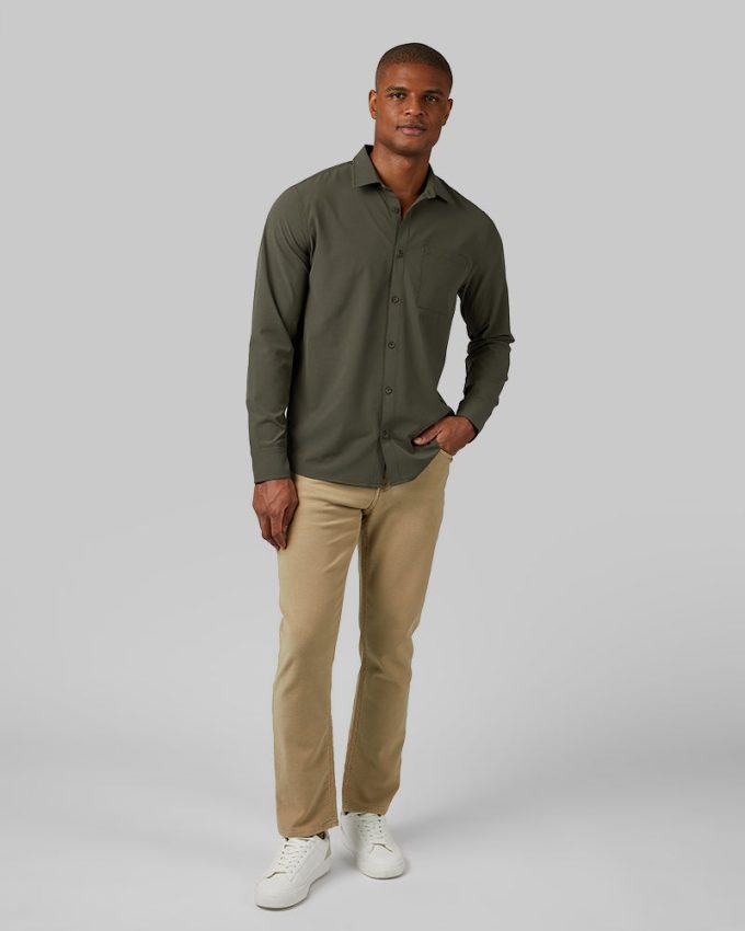 MEN'S CASUAL LONG SLEEVE DRESS SHIRT - Image 28
