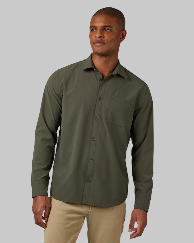 MEN'S CASUAL LONG SLEEVE DRESS SHIRT - Image 25