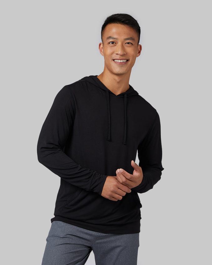 MEN'S COOL LONG SLEEVE HOODED T-SHIRT - Image 7