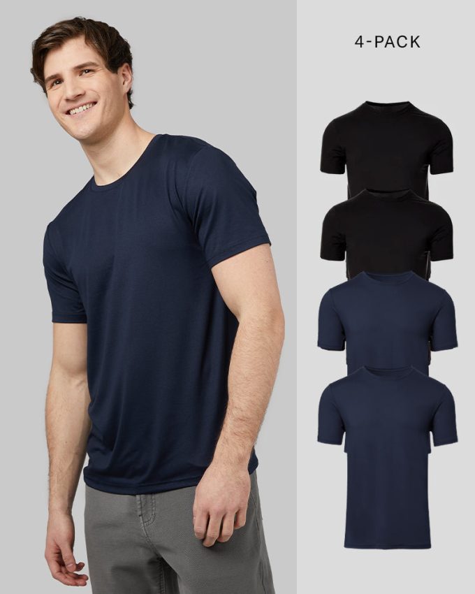 MEN'S 4-PACK COOL CLASSIC CREW T-SHIRT - Image 13