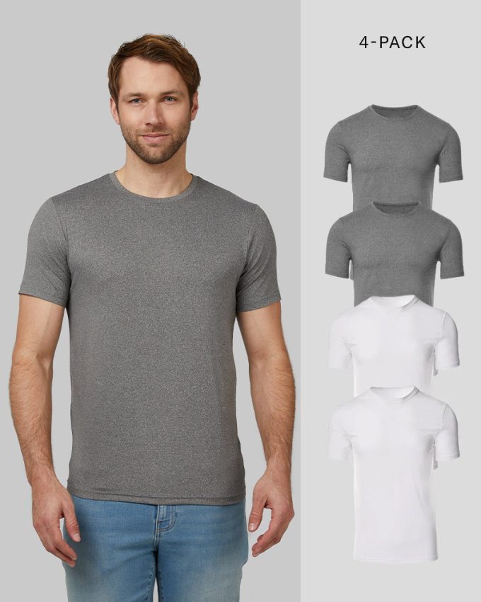MEN'S 4-PACK COOL CLASSIC CREW T-SHIRT - Image 9