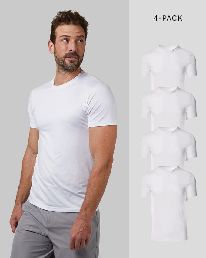 MEN'S 4-PACK COOL CLASSIC CREW T-SHIRT - Image 5